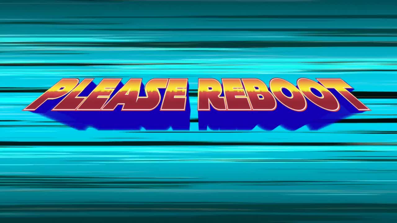 아케이드 게임을 재부팅해 주세요.