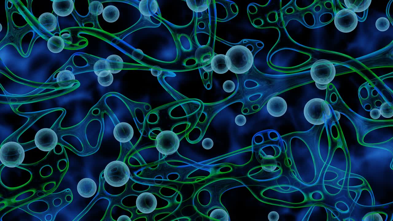 абстрактный внеземный фон. цикл анимации