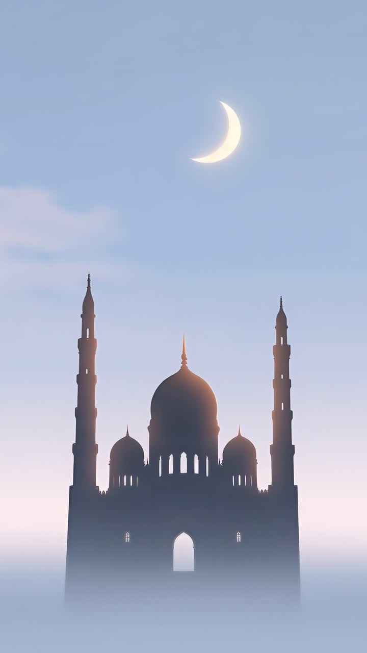 Eid al-Adha Moschea Sfondo islamico 4K