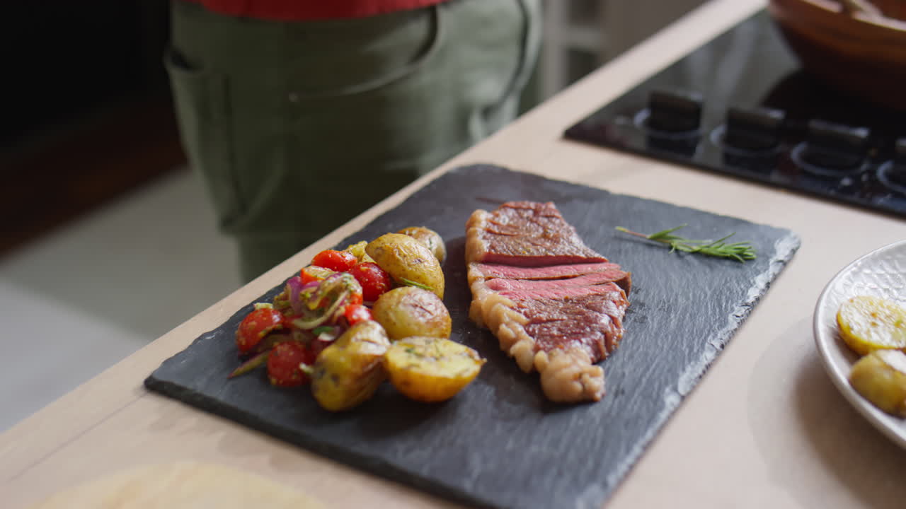 Arranging Food before Taking Pictures