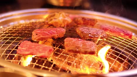 meat grilling on a barbecue in melbourne