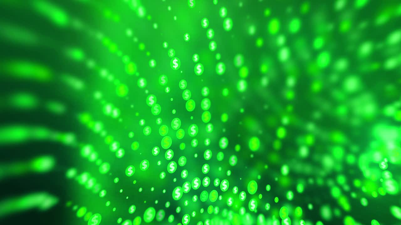 económico ondulado brillante lujoso punto abstracto fondo de dólar