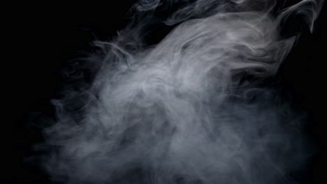 haze smoke swirling on black background 02