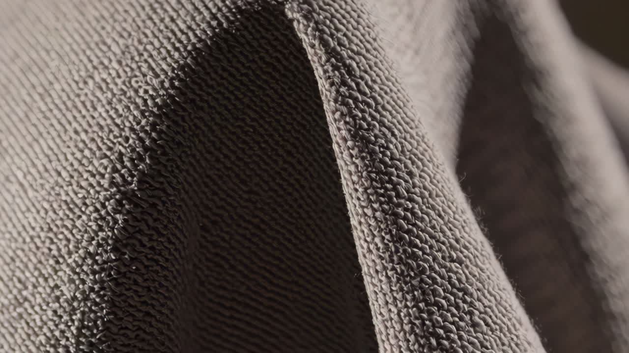 Close-up of Gray Fabric Texture