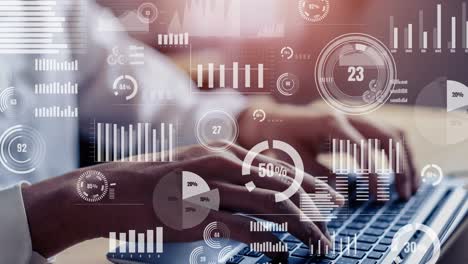 conceptual business dashboard for financial data analysis