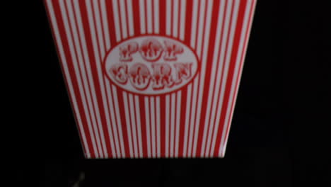 popcorn in super slow motion falling