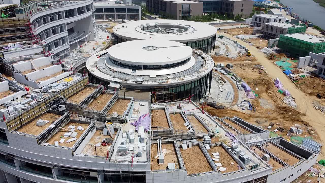 construcción de la sección del hotel del centro olímpico de weihai - nuevo distrito de nanhai, china