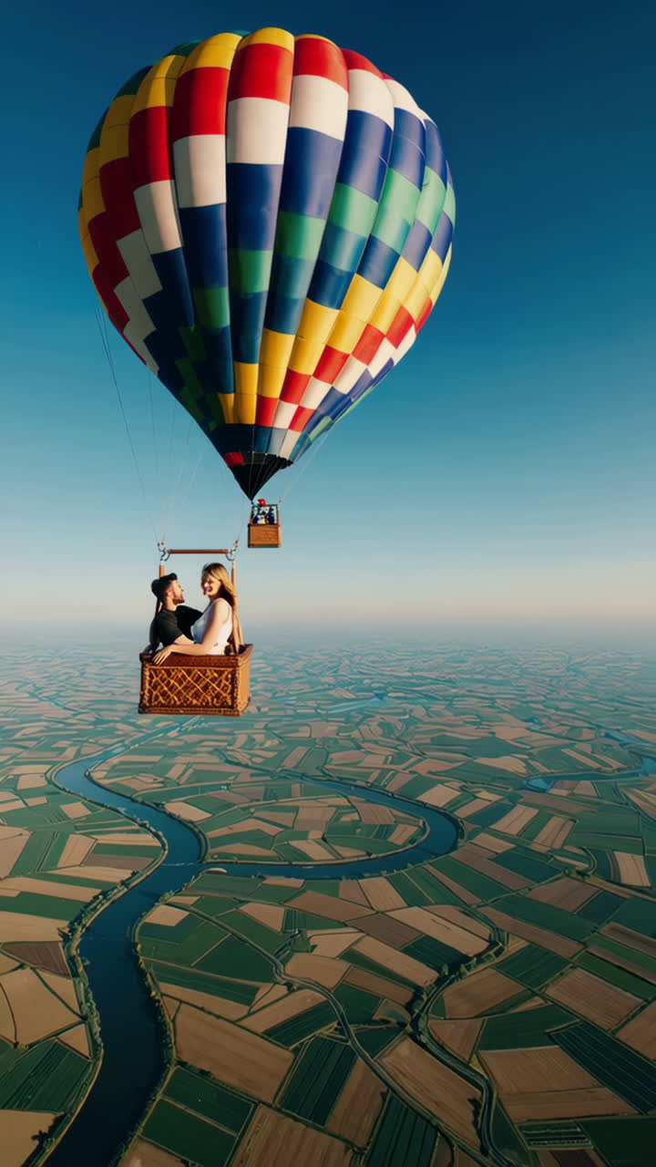 A Romantic Hot Air Balloon Adventure for Two