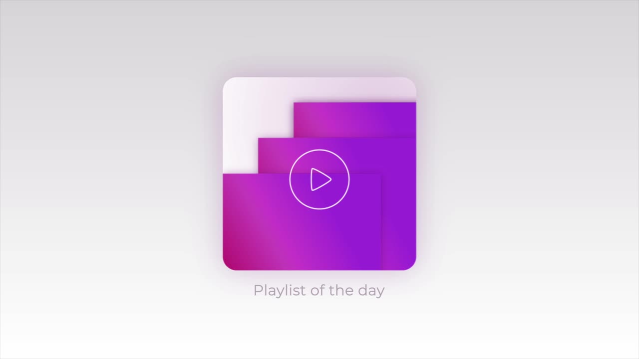 하루 앱 아이콘의 재생 목록