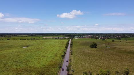 aerial view of the landscape