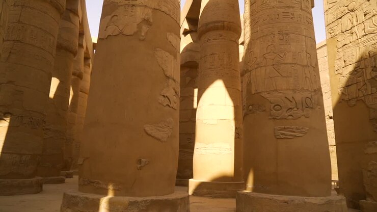 Karnak Temple Columns and Ancient Egyptian Architecture