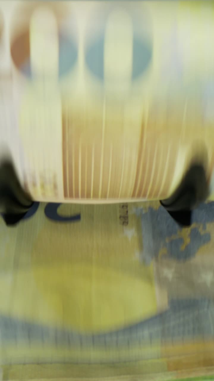 procesamiento de billetes de euro