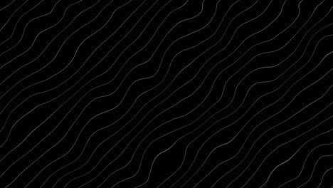 líneas de onda abstractas, líneas de partículas turbulencia, red de conexión de partículas, patrón de onda, curva de glitch de prisma de patrón, color blanco