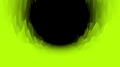 abstract green tunnel