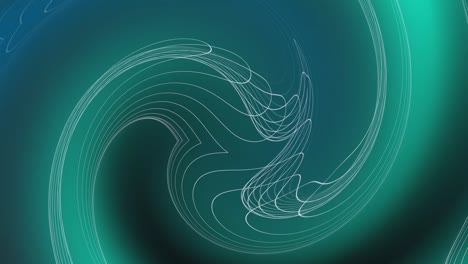 abstract geometric twisted line morphing and rotation animation. geometric swirl abstract line.