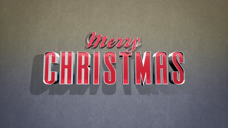 Vintage-Merry-Christmas-text-set-on-grey-grunge-background