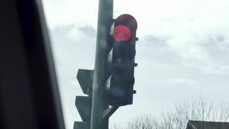 Ampel-Wechselt-Von-Rot-Auf-Grün