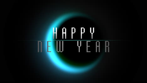 Happy-New-Year-with-blue-light-of-moon-in-galaxy