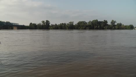río sava en el distrito de brcko, bosnia y herzegovina