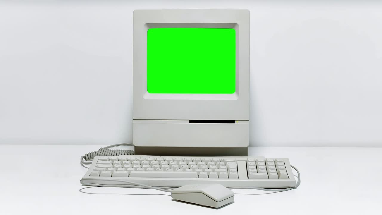 запуск и выключение компьютера с глюком и зеленым экраном винтаж oldcrapdotorg 4k