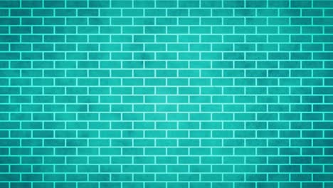 la pared de ladrillo.