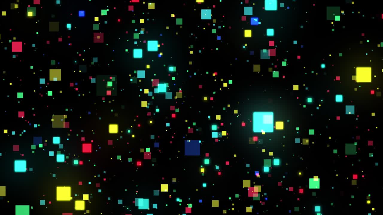 현대적인 다채로운 사각형 모양