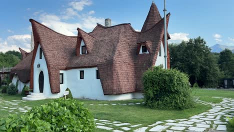 fairy lut castle made of clay in transylvania