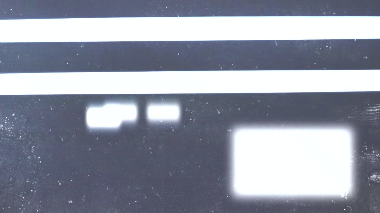 Digital Glitch Effect with White Light Flare on Black Background