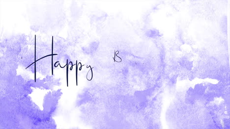 Handschriftliche-Kursive-Happy-Birthday-Auf-Einem-Lila-Aquarell-Hintergrund