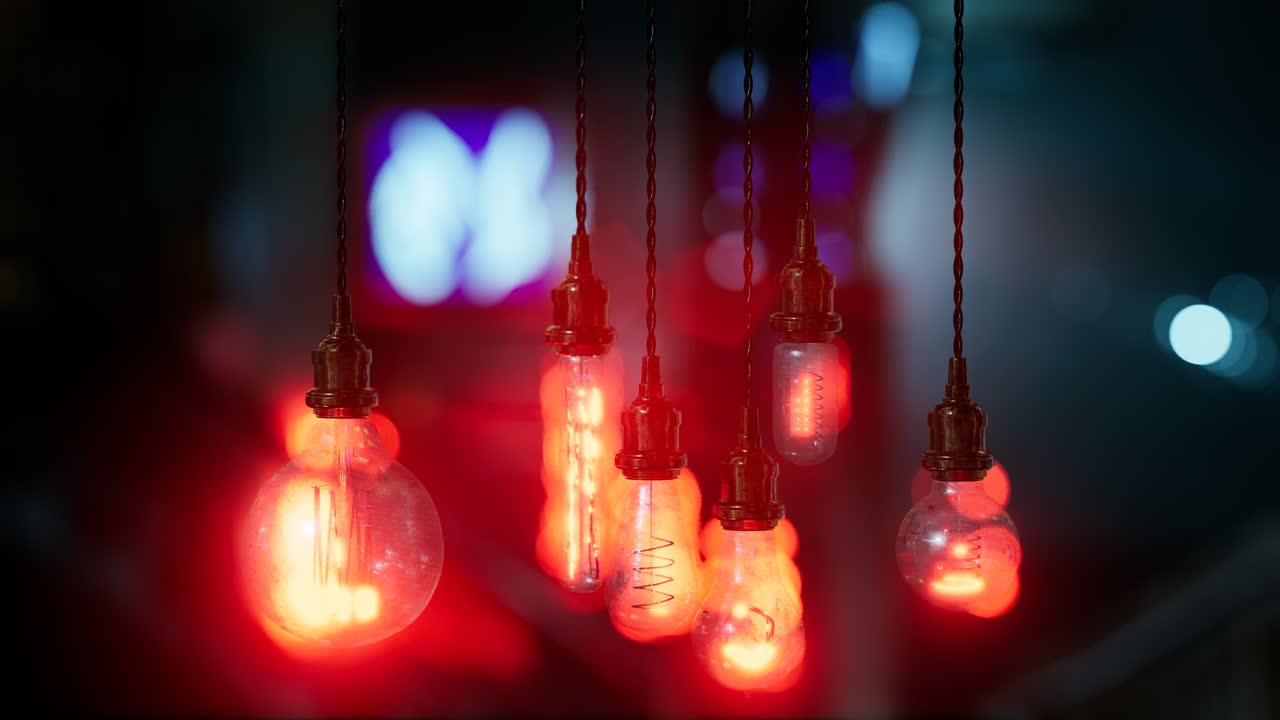 vieja bombilla incandescente retro vintage