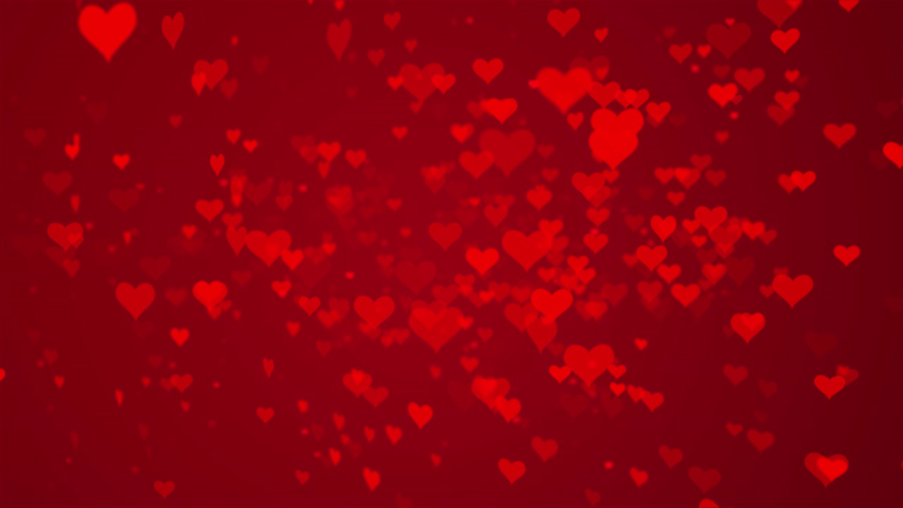 fondo de corazones rojos