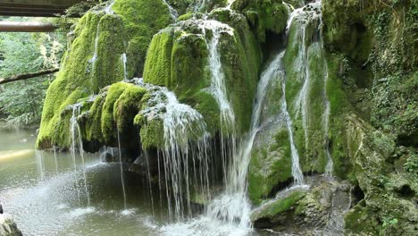 footage of bigar waterfall in romania