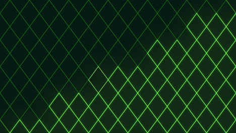 misteriosa cuadrícula de diamante verde oscuro sobre un fondo negro