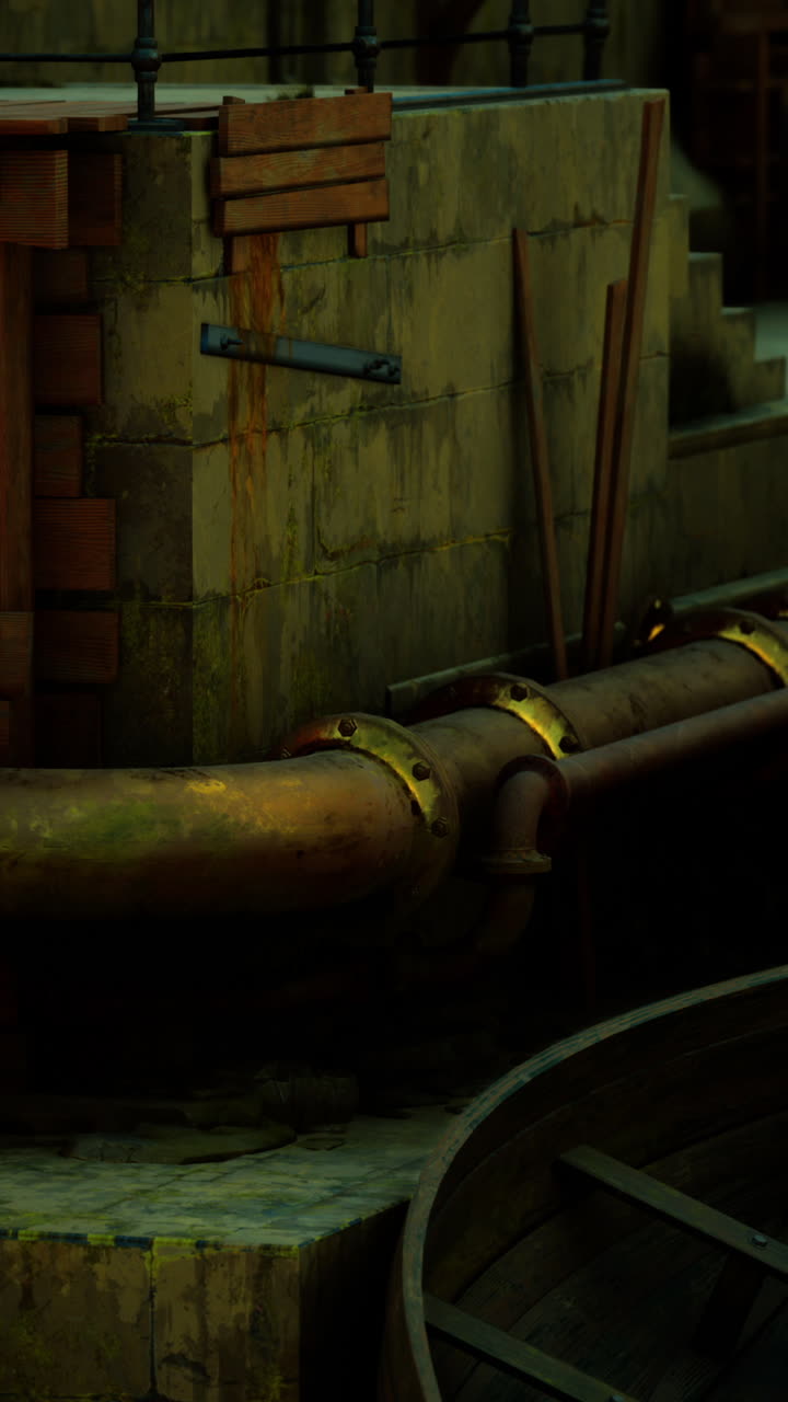 Old Industrial Machinery Detail
