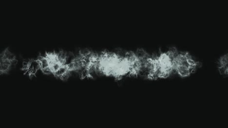 gráficos de movimiento de partículas de color de barra de línea recta de llama