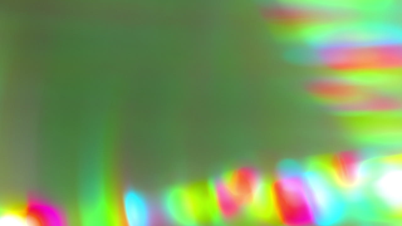 Dynamische Abstracte Lichtstrepen en Chromatische Aberratie.