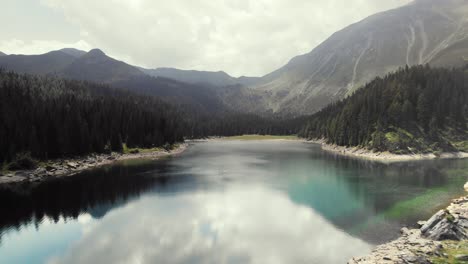 picturesque aerial of a mountain lake-1