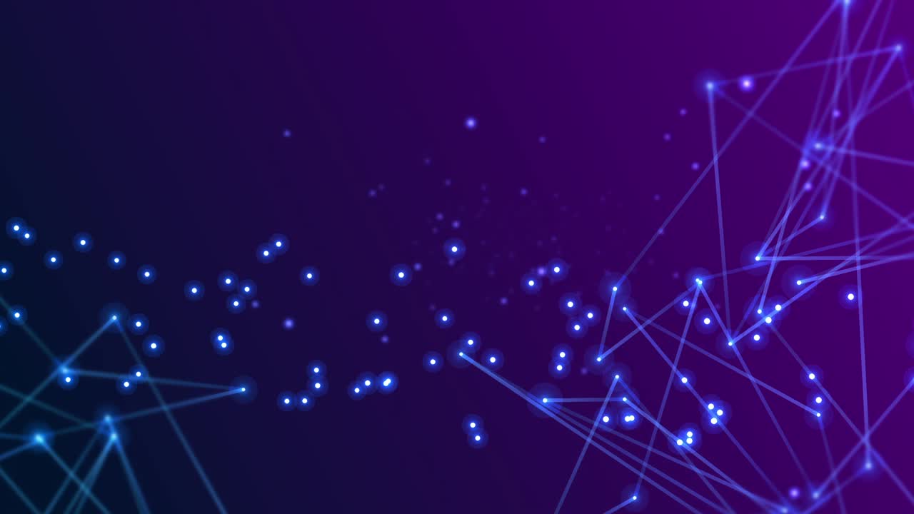 sistema de línea nocturna abstracta púrpura