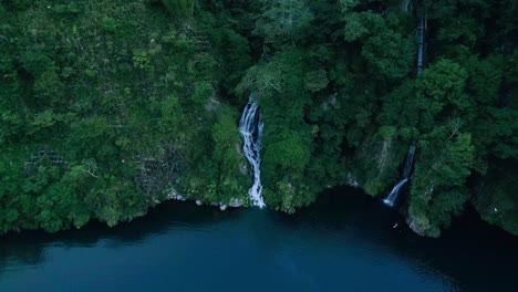 Waterfall-in-Guguan-mountains-in-Taichung-Taiwan