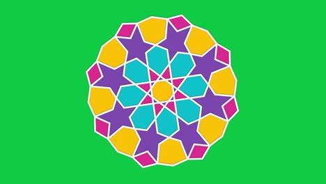 ramadan islamic background - 4k islamic ramadan - geometrical shapes - (loopable) -