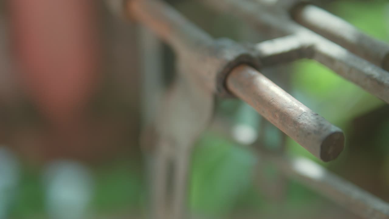 Close-up of Rusty Metal Bars