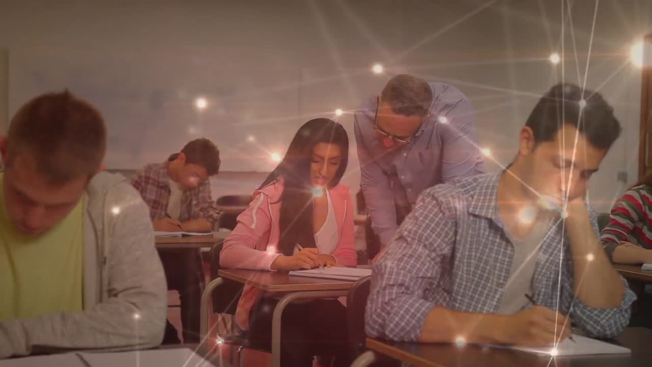 학생들의 학습에 대한 연결 네트워크의 활성화