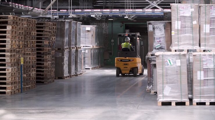 Warehouse Forklift Operation