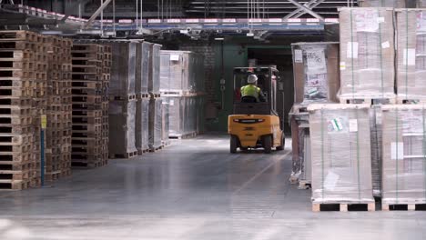 warehouse forklift operation