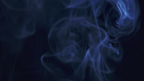 blue smoke abstract