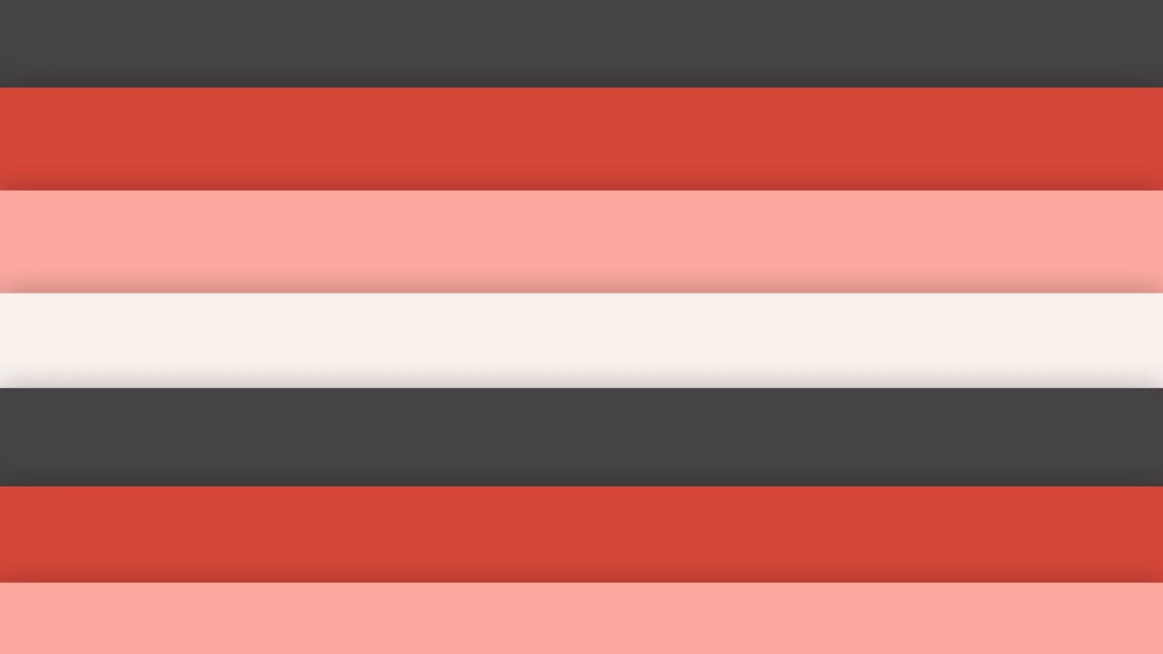 Abstract Graphic Animation of Sliding Horizontal Color Stripes