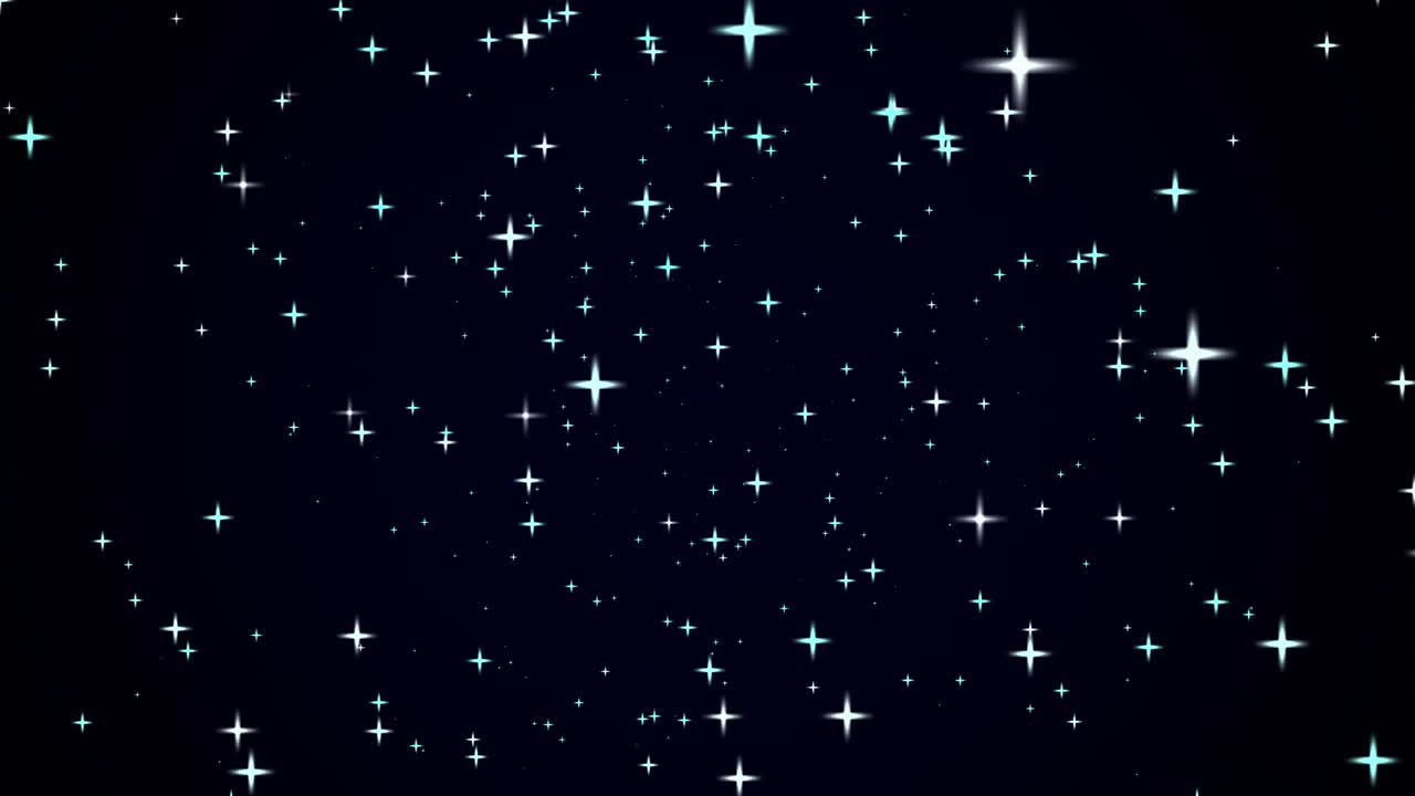 el fondo abstracto de la luz de las estrellas brilla en 4k.