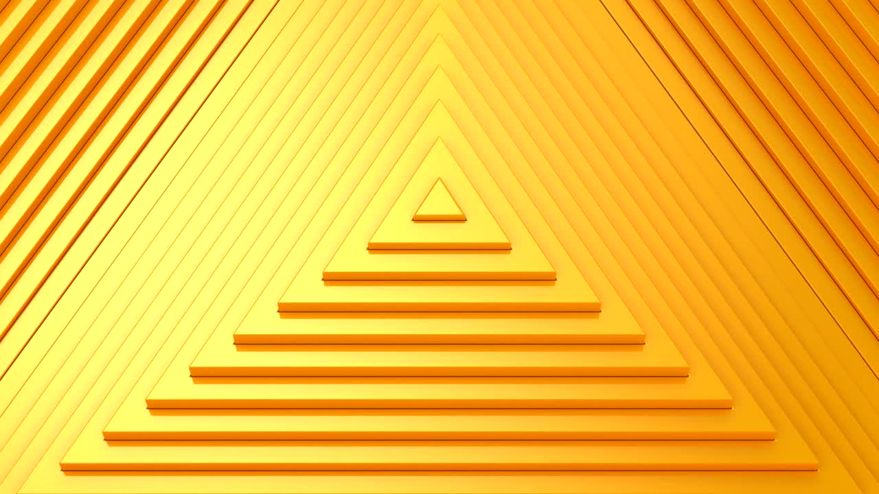 Triangles Forming A Wave