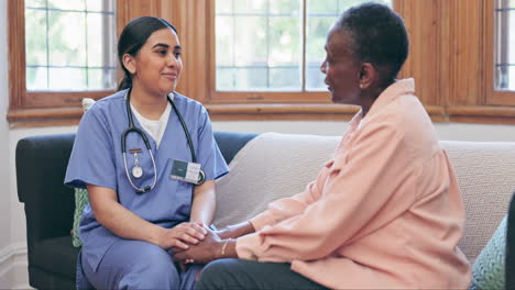 Counselling,-nurse-and-patient-holding-hands