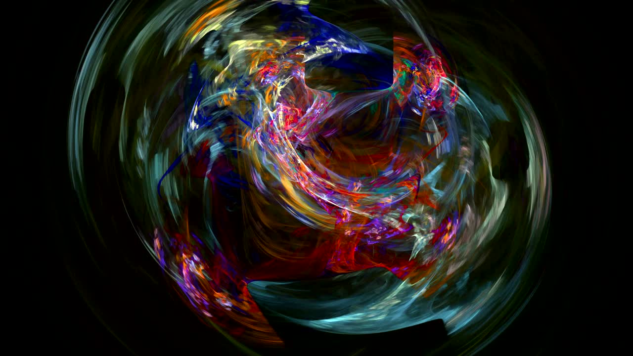 curvas coloridas movimiento de bucle abstracto fondo